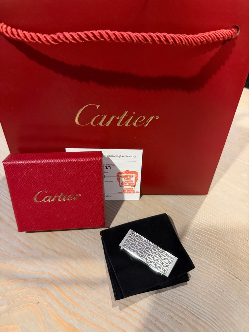 Cartier C de Cartier Décor Money Clip